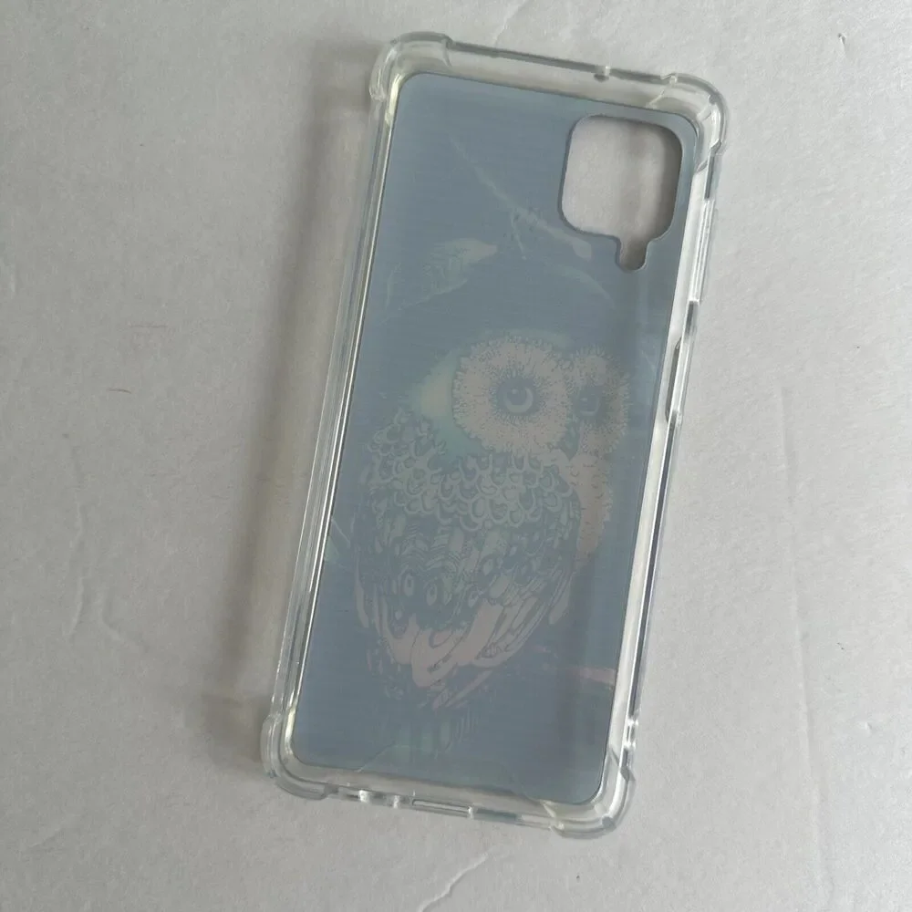 Phone Case For Samsung Galaxy A12 Owl Pattern Cover